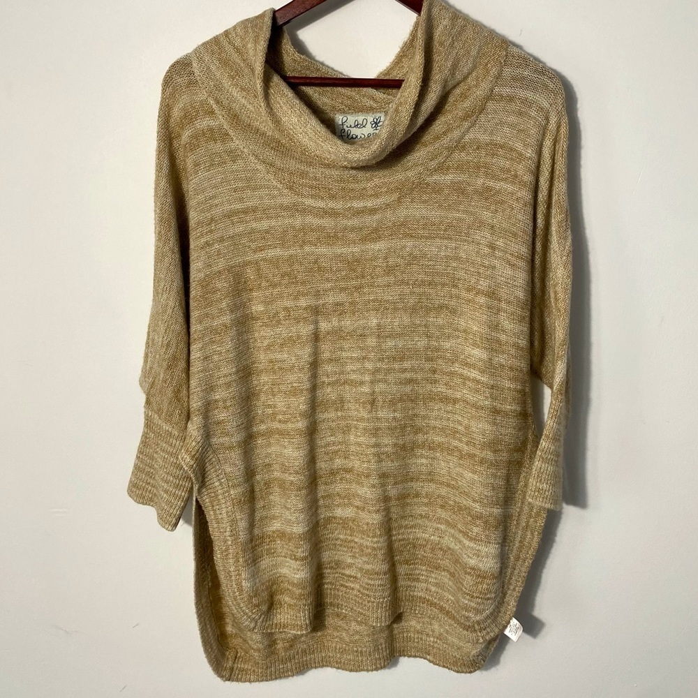 Field & Flower Anthropologie Slouchy Oversized Sweater Size Small